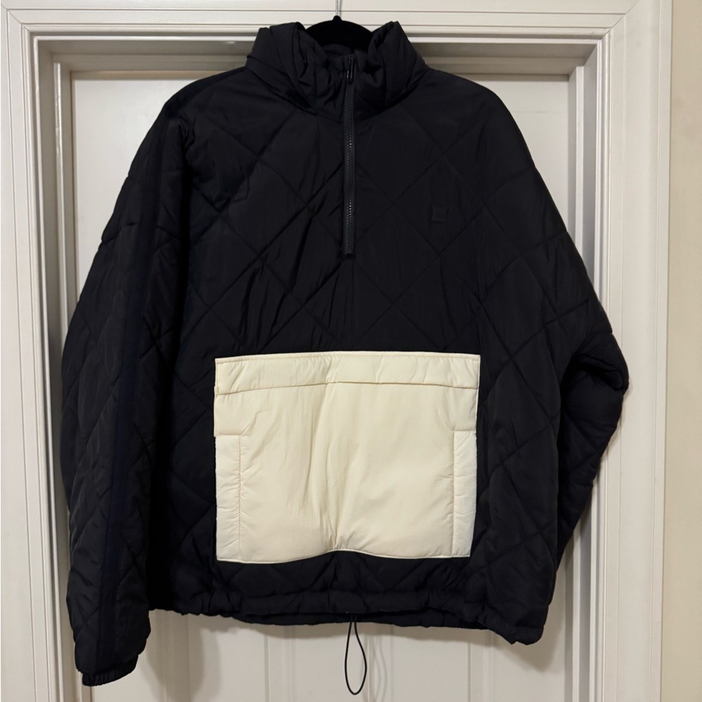 Rip Curl Black and White Quilted Puffer Jacket